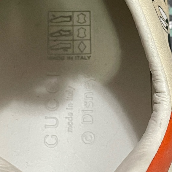 SOLD - Gucci x Disney Mickey Mouse Ace Low Distressed Sneakers - Picture 3 of 10